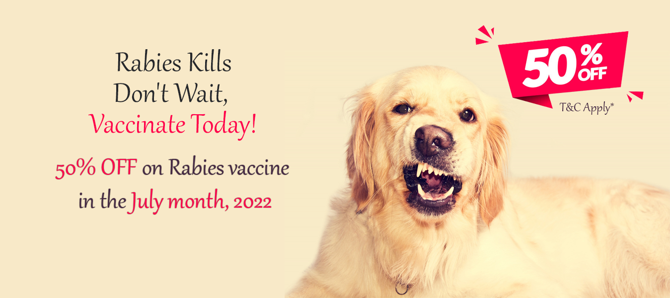 50% off on Rabies Vaccine at NPH Clinic